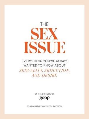 cover image of The Sex Issue